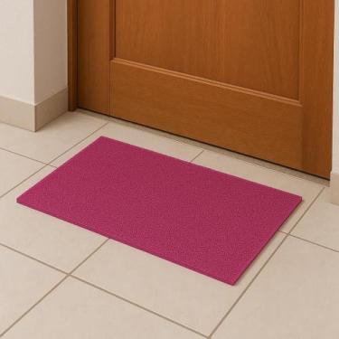 Imagem de Tapete Capacho Vinil 40x60cm Entrada 10mm Cores Variadas - Kapazi, Ros