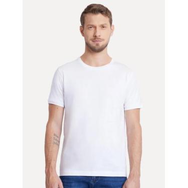 Imagem de Camiseta Aramis Masculina Jersey Algodão Pima Surton Branca, M/M