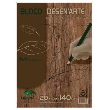 Imagem de Bloco Layout para desenho A4 branco 90g - 30 folhas - edispel