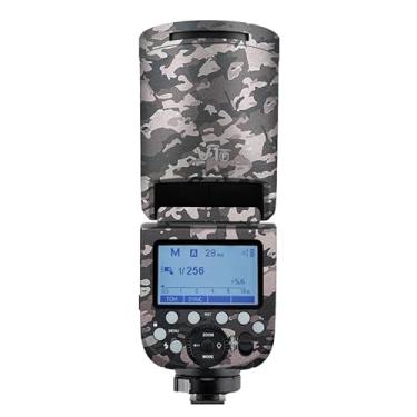 Imagem de Adesivo flash de câmera antiarranhões para Godox V1 Flash Coat Wrap película protetora corporal protetor de corpo Capa de pele V1 (Camuflagem de campo)