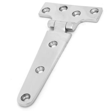 Imagem de FTVOGUE Decurada Durável de Aço Inoxidável T Dobradiça - Liso e Deformresistente - para Porta e Portão Casa 151 * 75 * 4,5 Mm 1 Peça