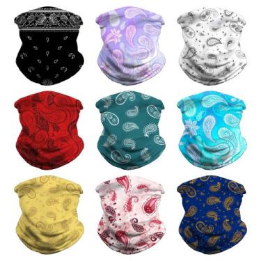 Imagem de Headwear: bandana, envoltório de cabeça, lenço facial, máscara, aquece