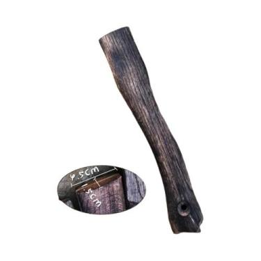 Imagem de 27-43cm Cabo De Machado Carbonizado De Madeira Aoka De Alta Qualidade 