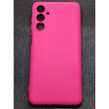 Imagem de Capa Silicone Aveludada para Samsung M54 (Rosa-chiclete)