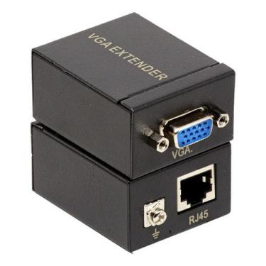 Imagem de Extender Vga Até 60m Extensor Vga Via Cabo Cat5e Cat6 - no-brand