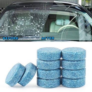 Imagem de Kit 10 Pastilhas Efervescentes Limpadoras De Para Brisa - Lagos Import
