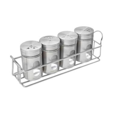 Imagem de Jogo de Porta Condimentos Home Style Utile Counter, INOX