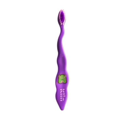 Imagem de Escova Dental Infantil Monstrinhos Cerdas Super Macias Klin, Roxo