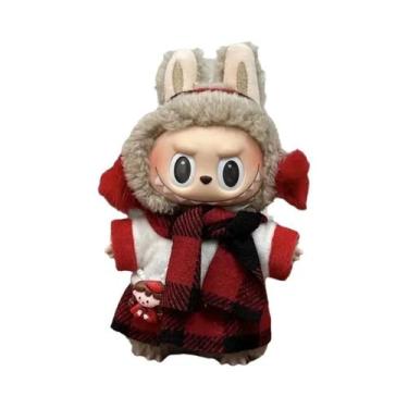 Imagem de Pelúcia Labubu Mini De 17cm Com Acessórios De Roupa Da Moda, Vários Es