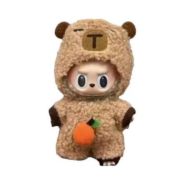 Imagem de Pelúcia Labubu Mini De 17cm Com Acessórios De Roupa Da Moda, Vários Es