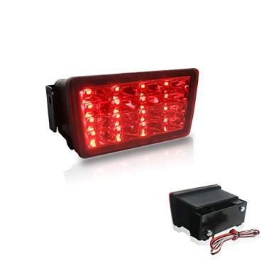 Imagem de GTINTHBOX Lente vermelha estilo F1 LED Kit de luz de neblina traseira para 2011-up Subaru WRX STi, Impreza ou XV Crosstrek com arnês de arame e suporte de montagem