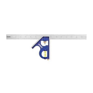Imagem de Irwin Esquadro Combinado 406mm, com Lâmina de Aço Inoxidável, Ângulos 45° e 90°, 1884636