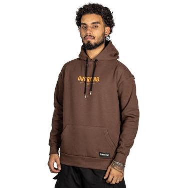 Imagem de Moletom Overking Dragon Marrom-Masculino