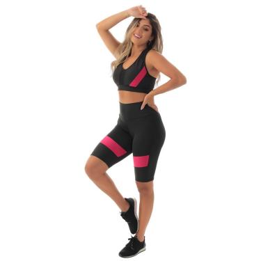 Imagem de Conjunto Fitness Frimodas Bermuda E Top Academia Feminino-Feminino