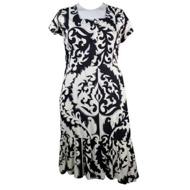 Imagem de Vestido Rodher Fashion Estampado 100% Viscose