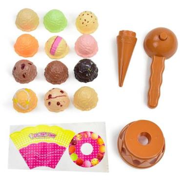 Imagem de Brinquedo de Cozinha de Sorvete para Crianças - Empilhar e Brincar de 