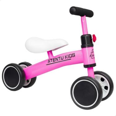 Imagem de Bicicleta‎‎ Andador‎‎ Tico-Tico‎‎ De‎‎ Equilíbrio‎‎ Sem‎‎ Pedal‎‎ Infantil‎‎ 4‎‎‎ Rodas‎ (Rosa)