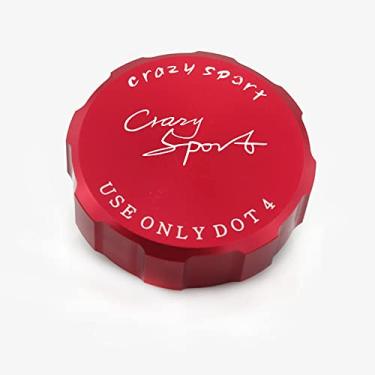 Imagem de Crazy Sport para SUZUKI GSXR GSXR1000 GSXR750 GSXR600 2001-2018 capa de reservatório de fluido de cilindro dianteiro mestre de freio dianteiro 750 600 acessórios para motocicleta CNC com logotipocrazy sport azul CS-SUZUKIBR-COVER-GSXR1000-003