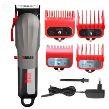 Imagem de Maquina Cortar Cabelo Wmark Profissional Taper Premium