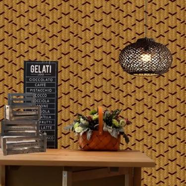 Imagem de Papel de parede de PVC autoadesivo estilo bambu japonês sala de estar quarto hotel fundo adesivo de parede - tapete de bambu - 45 * 500 cm