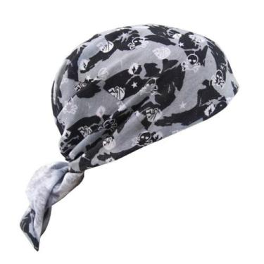 Imagem de Bandana Skull Ntk - NAUTIKA, Cinza e preto