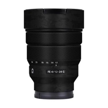 Imagem de Adesivo de lente de câmera para Sony FE 12-24 mm F4 G Macro Coat Wraps Film Protective Vinyl Decal Skin 12-24 4 (Knight Black)