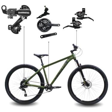 Imagem de Bicicleta Aro 29 Absolute Nero 5 MTB Alumínio 21 Marchas Câmbio SH TZ31 Freio a Disco (Oliva, 15)