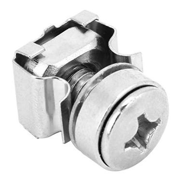 Imagem de Parafusos de Gabinete de Rede de 20pcs e Porcas de Gaiola Kit de Sortimento, Fixadores de Nozes Em Cativeiro de 3 Lados Resistentes Com Materiais para Armários Elétricos e Molde