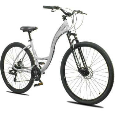 Imagem de Bicicleta Aro 29 South Curving 700 Vintage Retro 21v Câmbios Shimano Branco