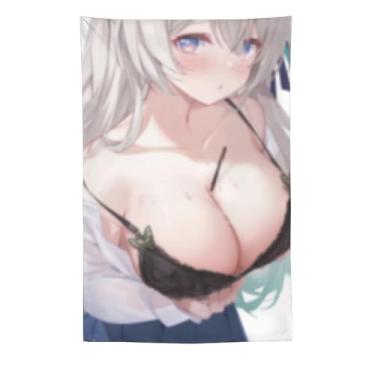 Imagem de LIEGBMEU Sexy Bikini Hot Anime Girl Tapeçaria 152.4 cm x 228.6 cm Interior Exterior Wall Quilt Art Decoração de Tapeçaria Caprichosa, AF375