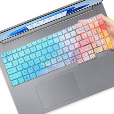 Imagem de Capa de teclado para Lenovo ThinkBook 16 G6 G7 e ThinkBook 16p G4 G5 G6 16 polegadas 2025 2024 capa protetora de teclado de laptop (não serve para ThinkBook 16 G4) - colorida