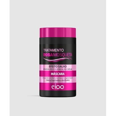 Imagem de Máscara Tratamento Creme Hidratação Rosa Mosqueta Danos Cicatrizados Cabelos Renovados 1kg