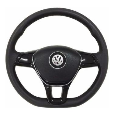 Imagem de Volante Esportivo Novo Golf Preto Gol Parati Saveiro Voyage G6 G5 Fox 