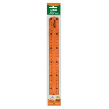Imagem de Régua Flexível 30cm Laranja - Leo&Leo