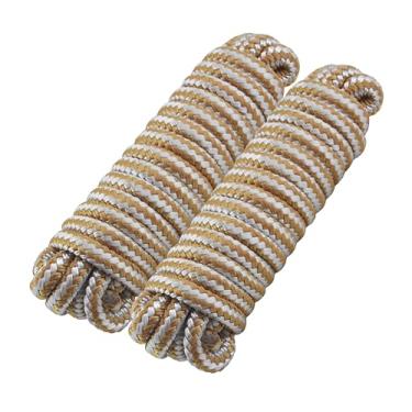 Imagem de Linhas de doca de barco TetherTite 5/8 polegadas 20/25/30 pés, linhas de doca de barco de nylon trançado duplo com laço, corda marinha de linha de amarração (1/5.1 cm*15.')