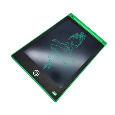 Imagem de Lousa Mágica LCD Infantil de 12 Polegadas, Tela para Escrever e Desenhar (Verde)
