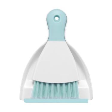 Imagem de NACENA Conjunto de mini pá de lixo e escova, conjunto de vassoura pequena e pá de poeira e mini vassoura de mão, conjunto compacto para mesa de casa, teclados, sofá, cozinha, animais de estimação