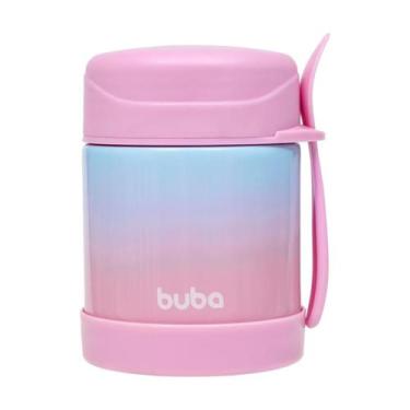 Imagem de Pote Térmico Infantil Com Talher Marmita Buba Escolar Lancheira, Rosa