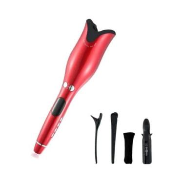 Imagem de Modelador De Cabelo Automático De Cerâmica Com Rotação, Varinha Mágica