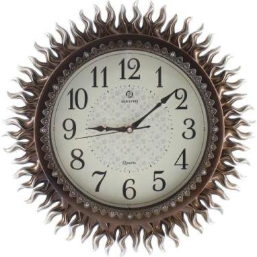 Imagem de Relógio De Parede Místico Solar Oriental 45cm Bronze - Gici Decor