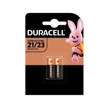Imagem de Pilha alcalina mini MN21 / A23 12V com 2 unidade Duracell