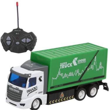 Imagem de Caminhão City Controle Remoto Luz e Abertura Carroceria Bau - Futuro, 