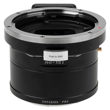 Imagem de Fotodiox Adaptador Pro Lens Mount Shift - Compatível com Pentax 645 (P645) Mount Lens para Nikon Z-Mount Mirrorless Camera Body