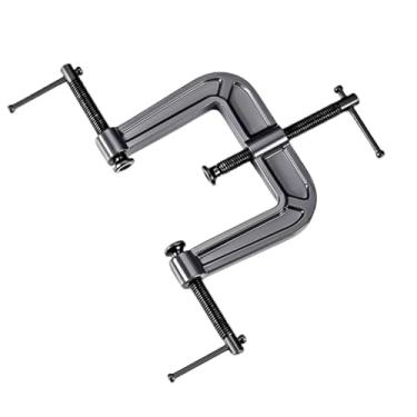 Imagem de Ｂｅｓｇａ Grampo de 3 vias para marcenaria, ferramenta para marcenaria, faça você mesmo, carpintaria preta, oficina doméstica, construção, artesanato em madeira