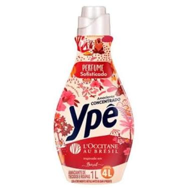 Imagem de Ypê Amaciante Concentrado Perfume Sofisticado LOccitane Brasil, 1L Vermelho