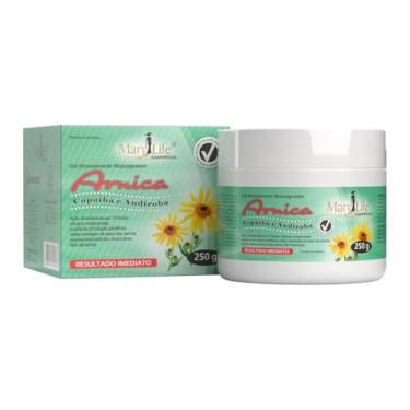 Imagem de Mary Life Gel Massageador Arnica com Copaíba e Andiroba, 250g, Para Circulação e Alívio Muscular