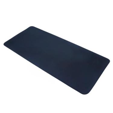 Imagem de MousePad Grande Rosa Desk Pad Couro Gamer Office(Azul,70x30)