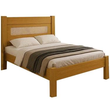 Imagem de Cama Clara Casal Cambel Cor Nature