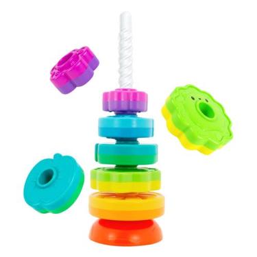 Imagem de Brinquedo empilhável BYFWH Spinning Stacker para bebês com mais de 12 
