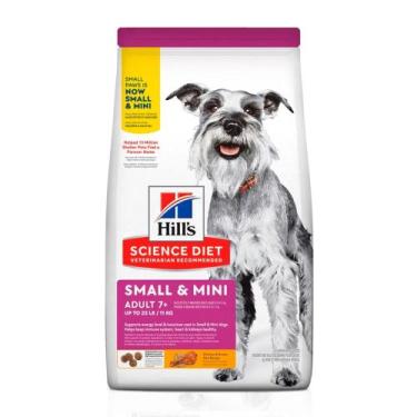Imagem de Ração Hill's Science Diet Adulto 7+ Pequenos e Mini para Cães Idosos S